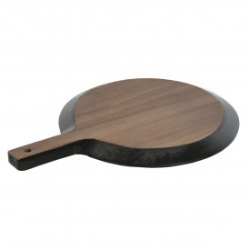 Home ESPRIT Skärbräda Home ESPRIT Svart Naturell Skiffer 38 x 28 x 1,8 cm