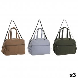 Håndveske for Kvinner Home ESPRIT Grønn Beige Syrin 42 x 19 x 30 cm (3 enheter)
