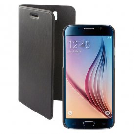 Folio Mobile Phone Case Samsung Galaxy S6 KSIX Magnet Black