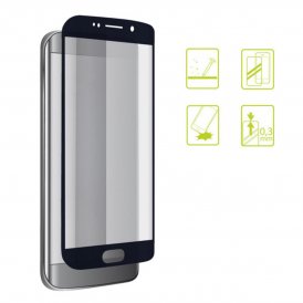 KSIX Mobil Skjermbeskytter i Herdet Glass Iphone 7-8 Extreme 2. 5D Svart