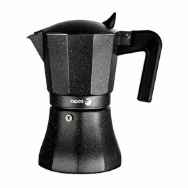 Fagor Italian Kaffekanne TIRAMISU 9 Svart Aluminium