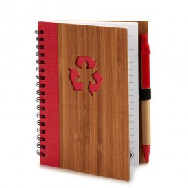 Spiral Notebook with Pen 1 x 16 x 12 cm
