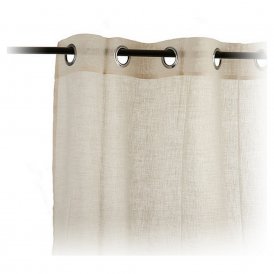 Curtain Polyester White (140 x 260 cm)