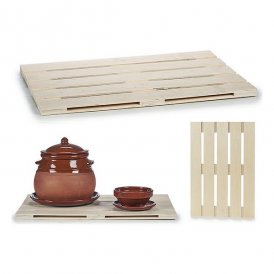 Snack tray Brown Wood