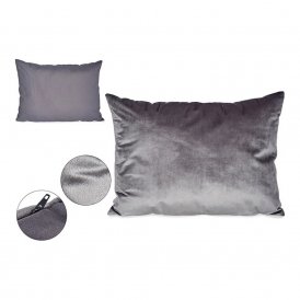 Cushion Velvet Grey (45 x 15 x 60 cm)