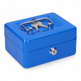 Safe-deposit box Micel CFC09 M13391 15,2 x 11,8 x 8 cm Blue Steel