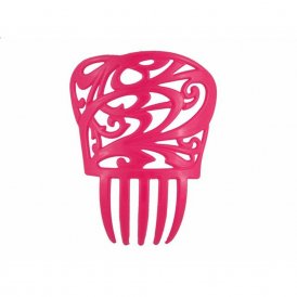 Ornamental comb PEINETA-ROSA Pink 13,5 cm