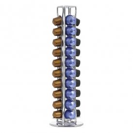 Stand for 40 Coffee Capsules Quttin Rotating 11,5 x 37 cm
