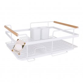 Draining Rack for Kitchen Sink Confortime Maison Metal White Plastic (44,5 x 33 x 16 cm)
