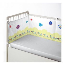 Cot protector Cool Kids Funny Lion (60 x 60 x 60 + 40 cm)