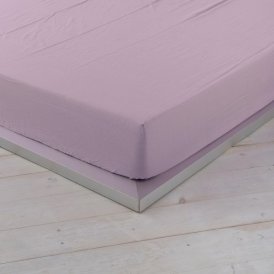 Fitted bottom sheet Naturals Lilac