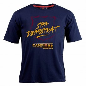 Kurzärmiges Fußball T-Shirt für Männer F.C. Barcelona S'ha Demostrat 15/16