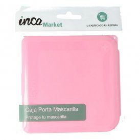 Portable Mask Case Inca Hot Pink