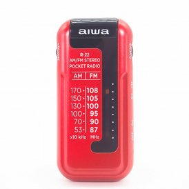 Aiwa Transistorradio R22RD Rød