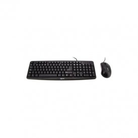 Keyboard and Mouse iggual COM-CK-BASIC QWERTY USB Black