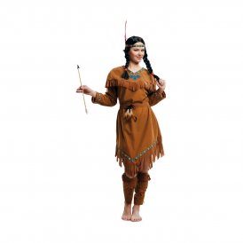Costume for Adults My Other Me American Indian (4 Pieces)