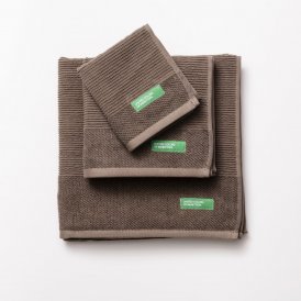 Bath towel Benetton Tevere Brown (3 pcs)