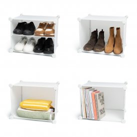 Shoe Rack InnovaGoods White Metal Plastic (Refurbished B)