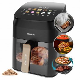 Cecotec Luftfrityrkoker Smokin' 4500 1900 W Svart 4, 5 L Rustfritt stål