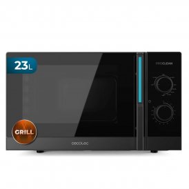 Cecotec Mikrobølgeovn med Grill Proclean 4120 23L 800W Sort Frittstående Svart Rustfritt stål