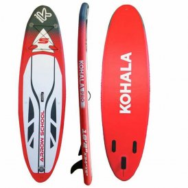 BigBuy Fun Paddle Surf Board Kohala Arrow School Rød 15 PSI 310 x 84 x 12 cm (310 x 84 x 12 cm)
