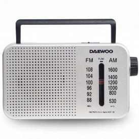 Daewoo Transistorradio DW1122 Sølv