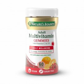Nature's Bounty Ravintolisä Multivitamínico Adultos B Purutabletit Multivitamiinit (x60) Oranssi
