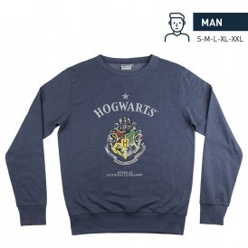 Men’s Sweatshirt without Hood Harry Potter Dark blue