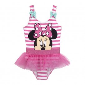 Badedrakt for jenter Minnie Mouse Rosa