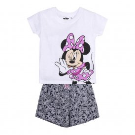 Sett med klær Minnie Mouse Hvit