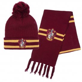 Hat and Scarf Harry Potter Red
