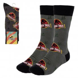Socks Jurassic Park Dark green Unisex