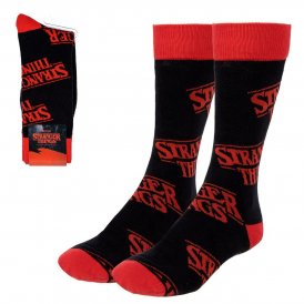 Socks Stranger Things Black