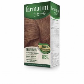 Farmatint Permanent Hårfarge Farmatint 380233 8r-Rubio Claro Cobrizo Nº 8r-Rubio Claro Cobrizo Gel (5 enheter)
