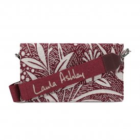 Håndveske for Kvinner Laura Ashley CRESTON-FLOWER-CLARET-RED Grå 24 x 13 x 3 cm