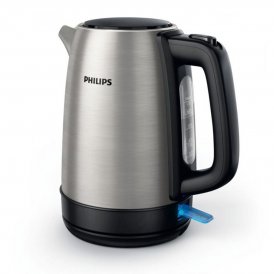 Philips Philips Vattenkokare HD9350/90 1, 7L 2200W Inox Svart Stål Rostfritt polypropen 2200 W 7 L Rostfritt stål
