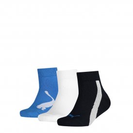 Socks Puma bwt quarter 100000970 003 3 Pieces Navy Blue