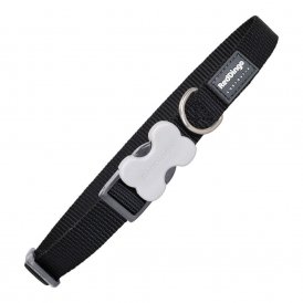 Hundehalsbånd rød Dingo Svart 31-47 cm