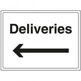 Adhesive Sign "Deliveries" (40 x 30 cm) (Refurbished C)