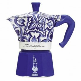 Bialetti Italian Kaffekanne MOKA D&G blå MEDIT. 6T Blå Aluminium 6 Kopper
