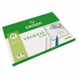 Papir av vegetabilske fibre Canson Basik 250 Ark 90 g/m² 29,7 x 42 cm