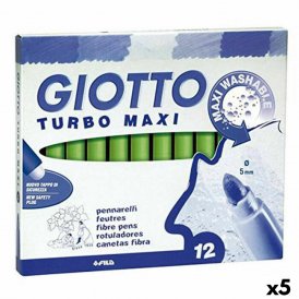 Giotto Markør-sett Turbo Maxi Lysegrønn (5 enheter)
