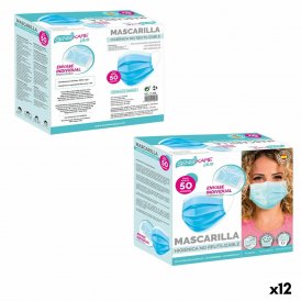 SensiKare Box of hygienic masks 50 Deler (12 enheter)