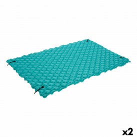Intex Luftmadrass 290 x 213 cm Teppe Turkis (2 enheter)