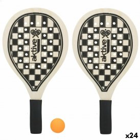 Aktive Strandspader med ball 20, 5 x 39, cm (24 enheter) Tre