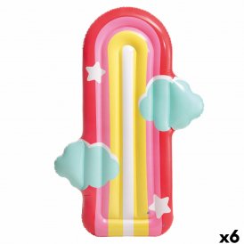 Intex Luftmadrass Regnbue 183 x 132 cm Flerfarget (6 enheter)
