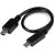 Cable Micro USB Startech UMUSBOTG8IN Black