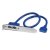 USB Cable Startech USB3SPLATE IDC Blue