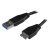 USB Cable to Micro USB Startech USB3AUB3MS Black