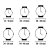 Horloge Uniseks Chronotech CT7018M-05 (Ø 35 mm)